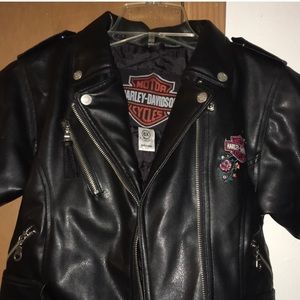 Little girls Harley jacket